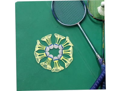 10pcs Plastic Badminton Shuttlecocks