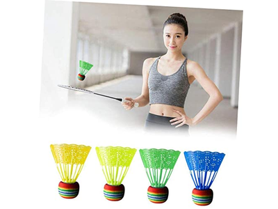 12pcs Outdoor Shuttlecocks Resistant Badminton