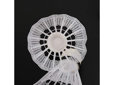 12Pcs White Badminton Shuttlecocks