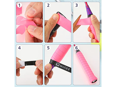 24 Pieces Tennis Racket Grip Tape Precut Tennis Grip Tape