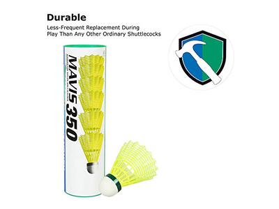 350 Nylon Badminton Shuttlecocks