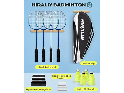 Badminton Rackets Set of 4