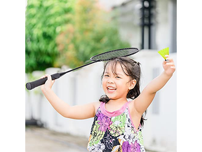 Badminton Rackets Set with 6 Shuttlecocks