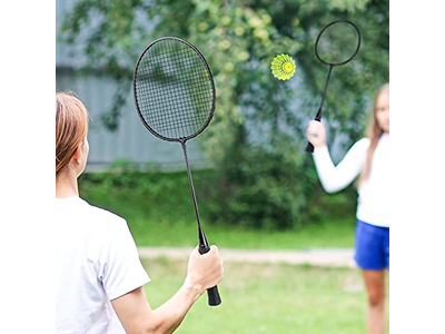 Badminton Rackets Set with 6 Shuttlecocks