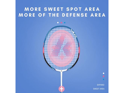 Kawasaki Badminton Rackets, Professional Graphite Shaft Badminton Set