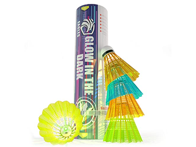 LED Badminton Shuttlecocks 5 Pack Lighting Birdies