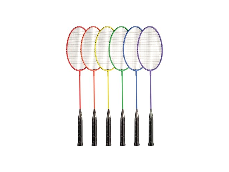 Sports Tempered Steel Badminton Rackets Set of 6